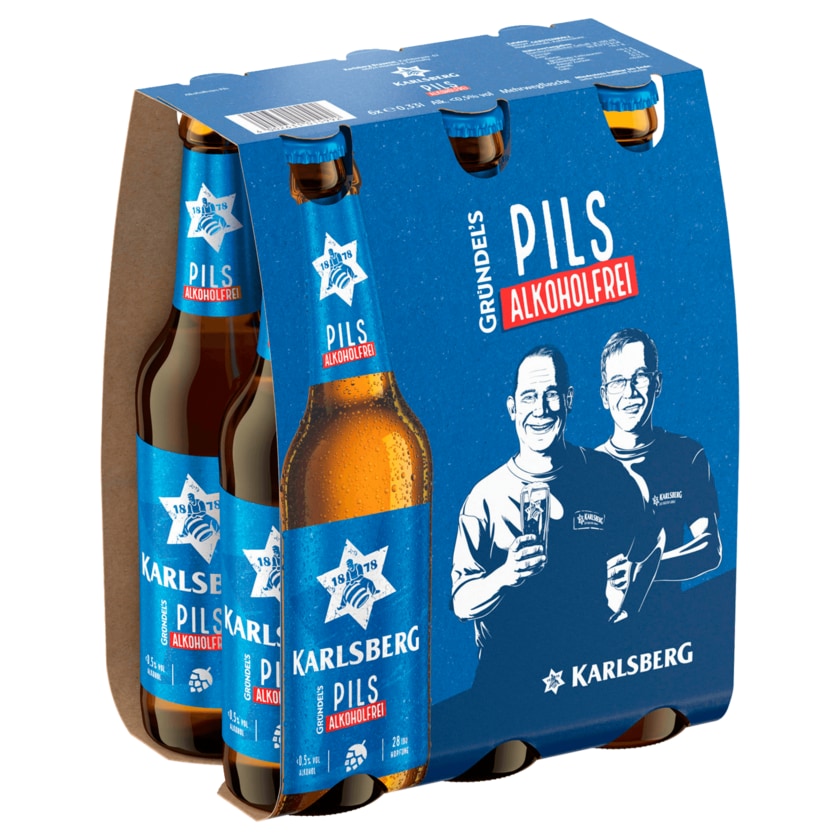 Karlsberg Pils alkoholfrei 6x0,33l